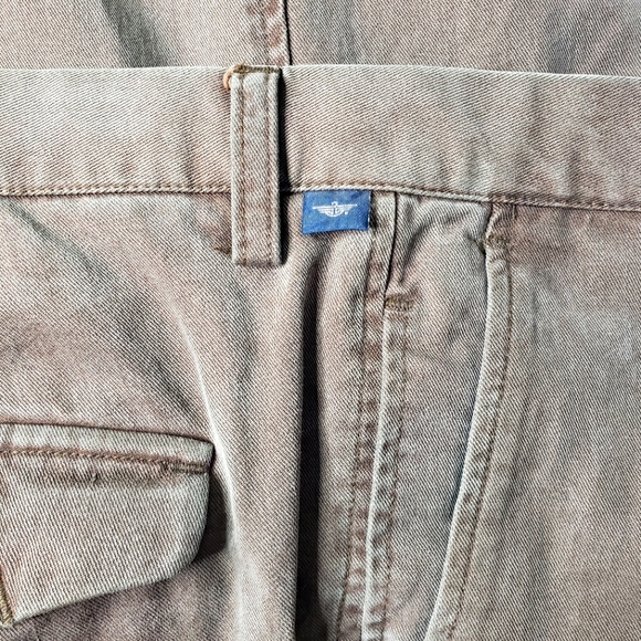 Dockers Flat Front Classic Fit Tencel Blend Weatherd Soft Casual Pants 38×29 - Picture 3 of 11